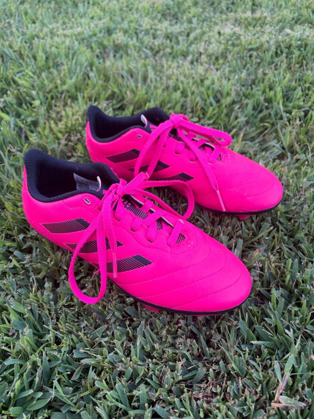 adidas Kids Neon Pink Soccer cleats